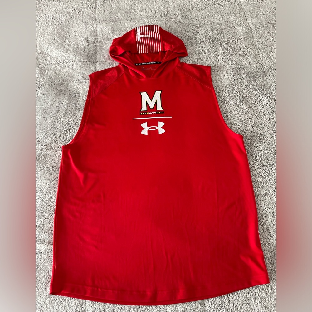 Mens under armour hooded tank top